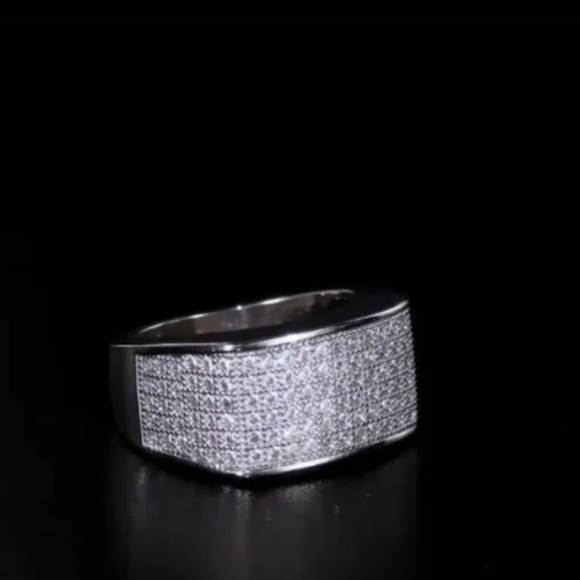 COPY - Men's iced out pinky ring size 8,9,10 - Picture 7 of 7